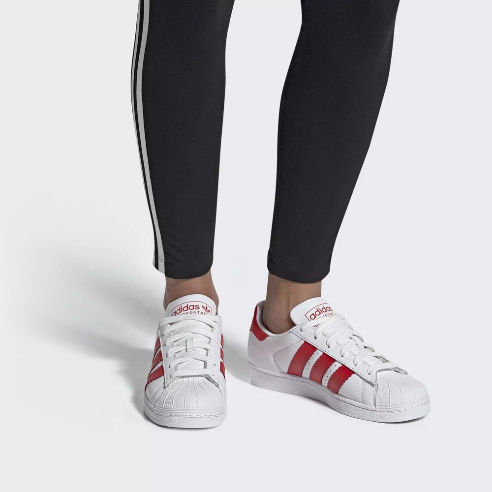 Adidas Superstar Tenis Blancos Para Mujer (MX-47159)